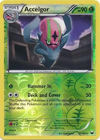 Accelgor #11 — Exploradores da Escuridão (Reverse Holo)
