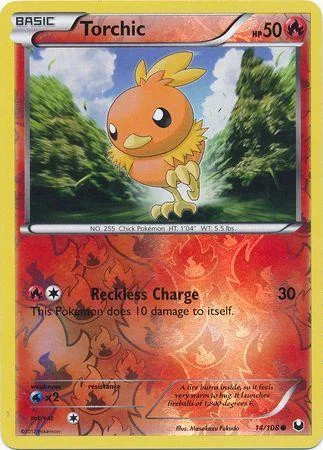 Torchic #14 — Exploradores da Escuridão (Reverse Holo)