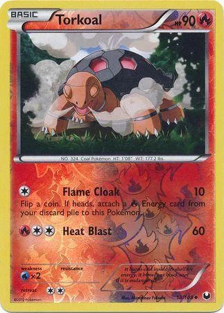 Torkoal #18 — Exploradores da Escuridão (Reverse Holo)