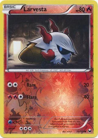 Larvesta #20 — Oscuros Exploradores (Reverse Holo)
