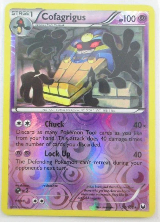 Cofagrigus #52 — Exploradores da Escuridão (Reverse Holo)