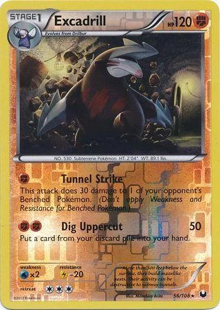 Excadrill #56 — Oscuros Exploradores (Reverse Holo)