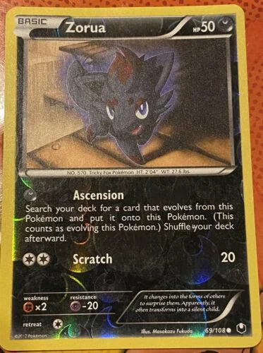 Zorua #69 — Erforscher der Finsternis (Reverse Holo)