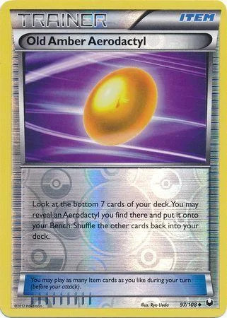 Âmbar Velho de Aerodactyl #97 — Exploradores da Escuridão (Reverse Holo)