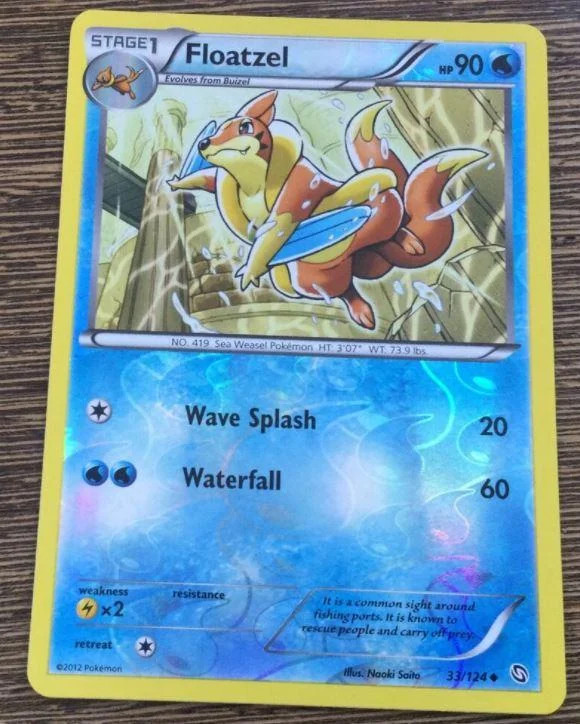 Floatzel #33 — Dragões Enaltecidos (Reverse Holo)