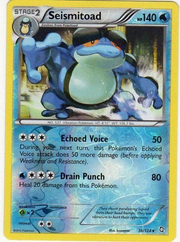 Seismitoad #36 — Dragões Enaltecidos (Reverse Holo)