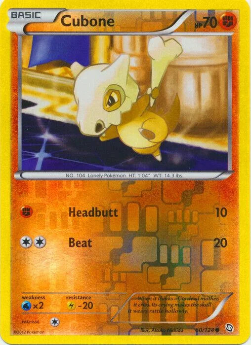 Cubone #60 — Dragões Enaltecidos (Reverse Holo)