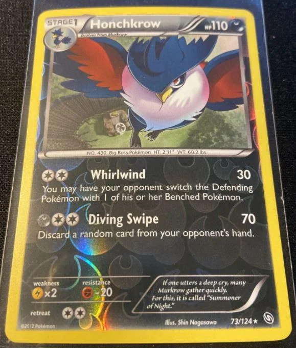 Honchkrow #73 — Stirpe dei Draghi (Reverse Holo)