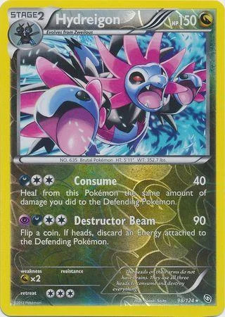 Hydreigon #98 — Dragones Majestuosos (Reverse Holo)