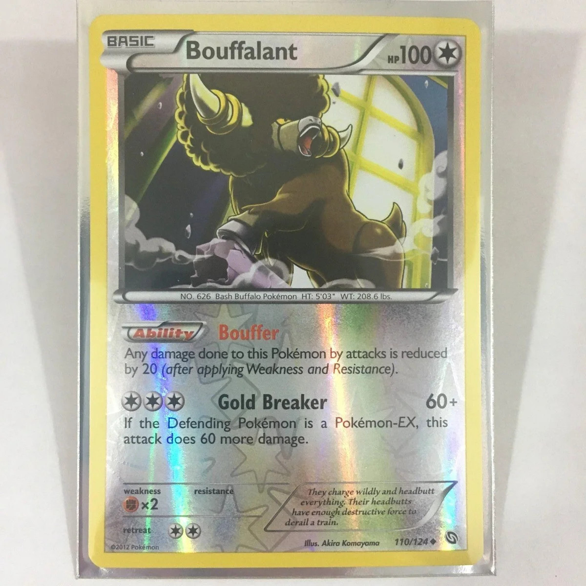 Bouffalant #110 — Stirpe dei Draghi (Reverse Holo)