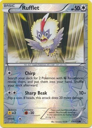 Rufflet #111 — Dragones Majestuosos (Reverse Holo)