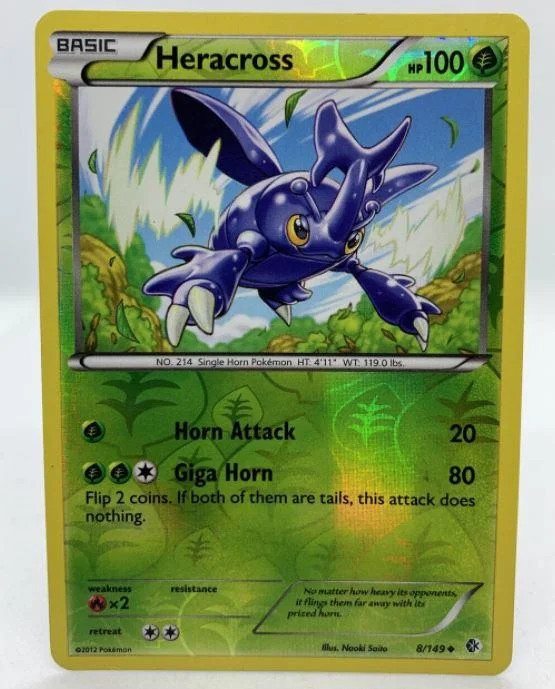 Heracross #8 — Confini Varcati (Reverse Holo)