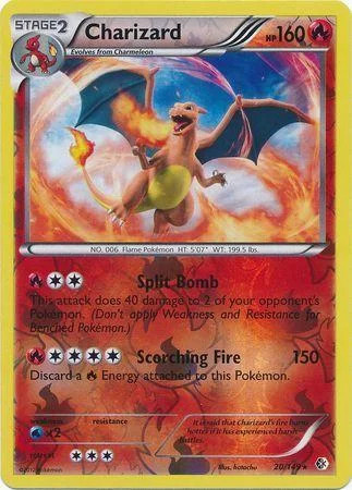 Charizard #20 — Fronteiras Cruzadas (Reverse Holo)