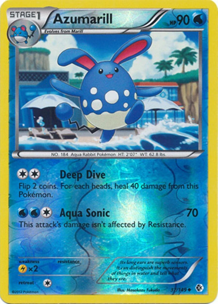 Azumarill #37 — Überschrittene Schwellen (Reverse Holo)