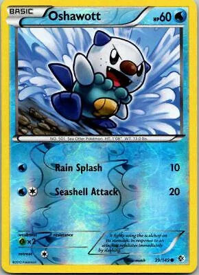 Oshawott #39 — Fronteiras Cruzadas (Reverse Holo)