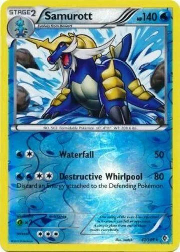Samurott #41 — Fronteiras Cruzadas (Reverse Holo)