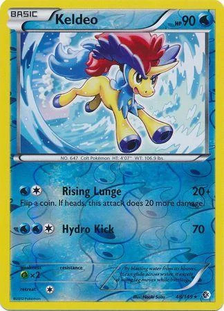 Keldeo #48 — Fronteras Cruzadas (Reverse Holo)