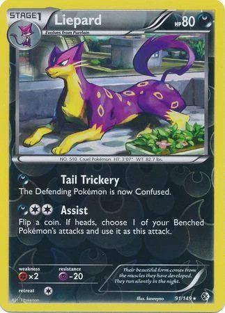 Liepard #91 — Confini Varcati (Reverse Holo)
