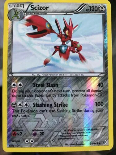 Scizor #94 — Fronteiras Cruzadas (Reverse Holo)