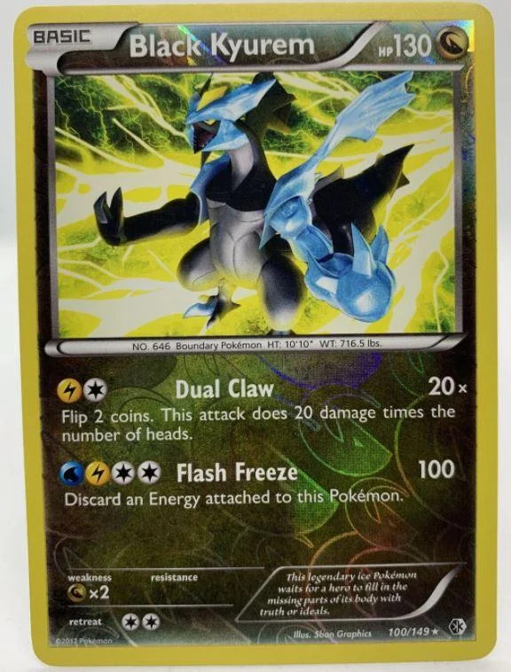 Kyurem Nero #100 — Confini Varcati (Reverse Holo)
