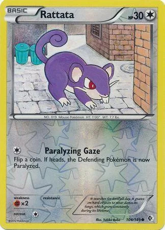 Rattata #104 — Fronteiras Cruzadas (Reverse Holo)