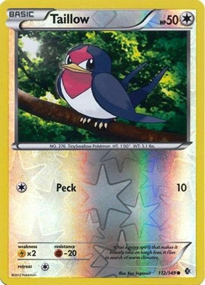 Taillow #112 — Fronteiras Cruzadas (Reverse Holo)