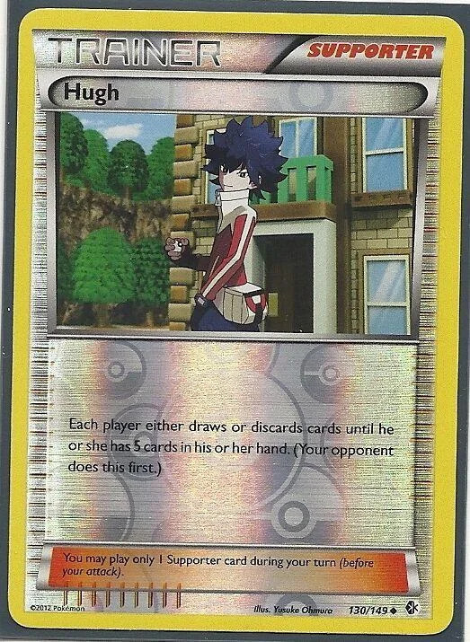 Hugh #130 — Fronteiras Cruzadas (Reverse Holo)