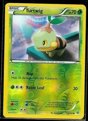 Turtwig #1 — Uragano Plasma (Reverse Holo)