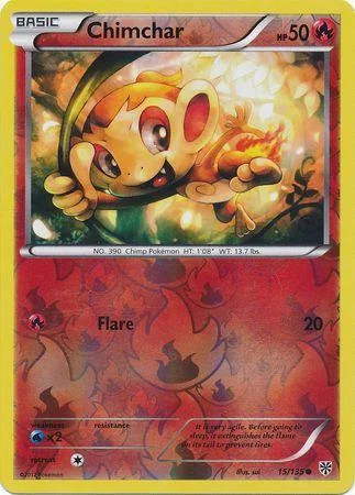 Chimchar #15 — Tormenta Plasma (Reverse Holo)