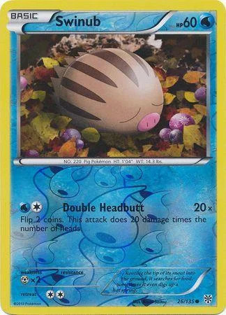 Swinub #26 — Uragano Plasma (Reverse Holo)