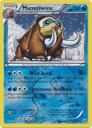 Mamoswine #28 — Uragano Plasma (Reverse Holo)