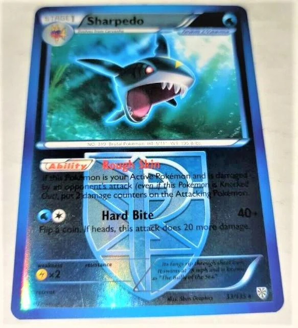 Sharpedo #33 — Tormenta Plasma (Reverse Holo)