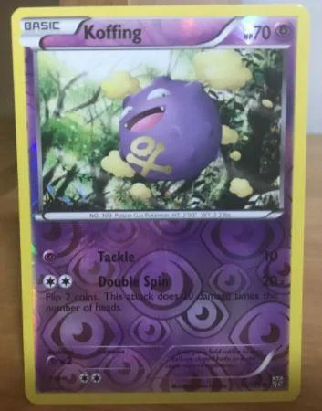 Koffing #56 — Uragano Plasma (Reverse Holo)