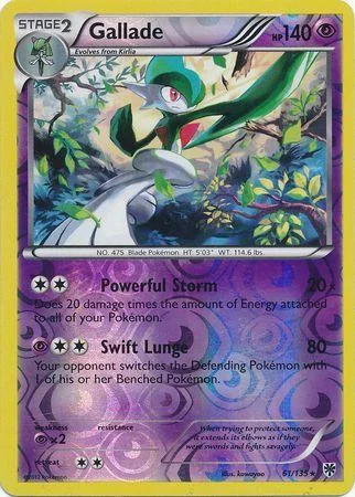 Gallade #61 — Tempestade de Plasma (Reverse Holo)