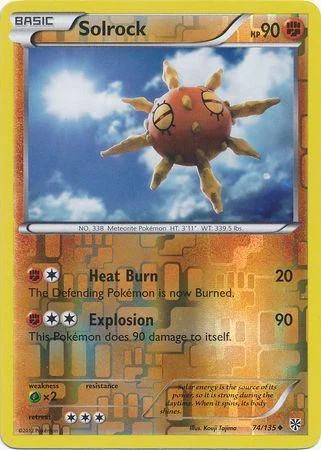 Solrock #74 — Tormenta Plasma (Reverse Holo)
