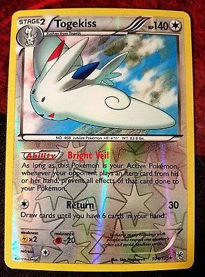 Togekiss #104 — Tempestade de Plasma (Reverse Holo)