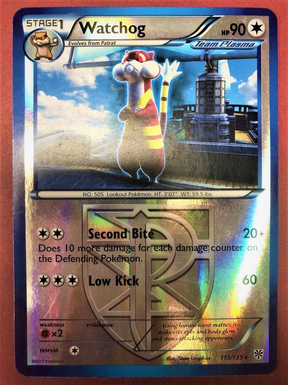 Watchog #113 — Plasma Storm (Reverse Holo)