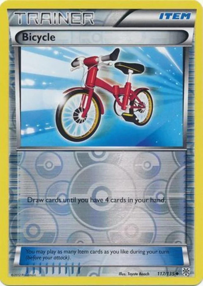 Bicycle #117 — Plasma Storm (Reverse Holo)