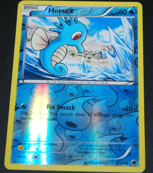 Horsea #18 — Glaciazione Plasma (Reverse Holo)