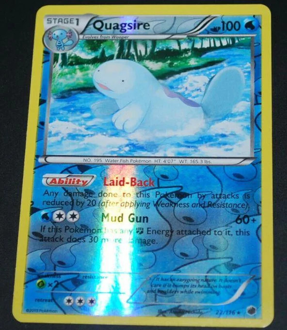 Quagsire #22 — Glaciazione Plasma (Reverse Holo)