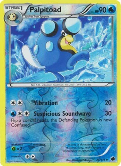 Palpitoad #25 — Glaciación Plasma (Reverse Holo)