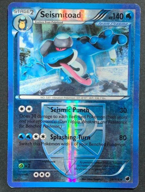 Seismitoad #26 — Congelamento de Plasma (Reverse Holo)