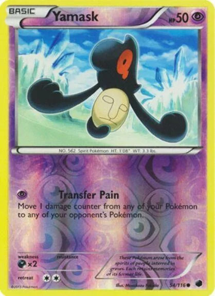 Yamask #54 — Congelamento de Plasma (Reverse Holo)