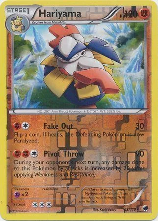 Hariyama #63 — Glaciación Plasma (Reverse Holo)