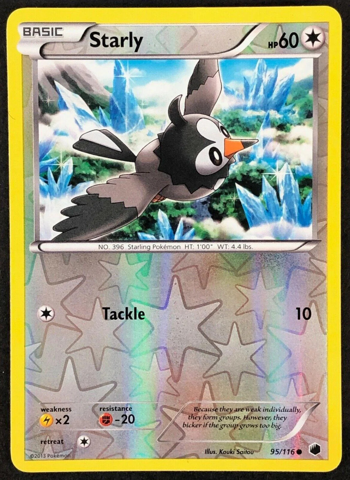 Starly #95 — Glaciazione Plasma (Reverse Holo)