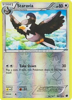 Staravia #96 — Plasma-Frost (Reverse Holo)