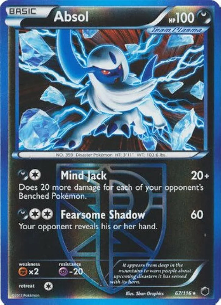 Absol #67 — Glaciazione Plasma (Reverse Holo)