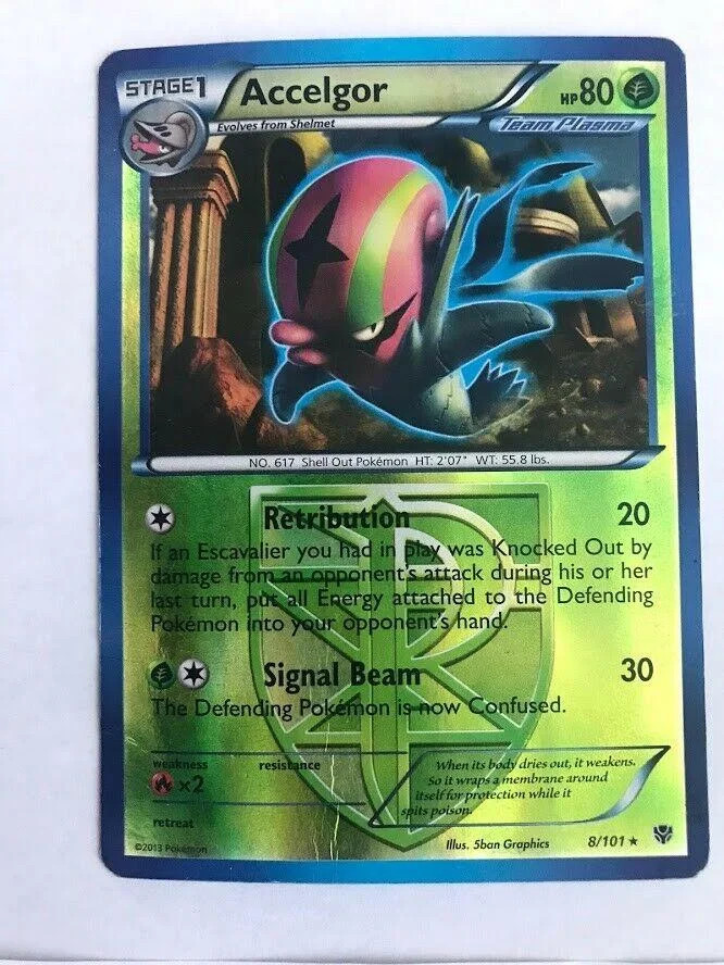 Accelgor #8 — Esplosione Plasma (Reverse Holo)