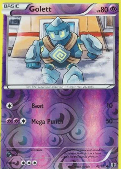 Golett #45 — Explosão de Plasma (Reverse Holo)