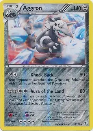 Aggron #59 — Esplosione Plasma (Reverse Holo)